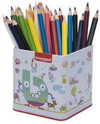 Bruynzeel coloured pencils Mega set 48 colours in tin for kids
