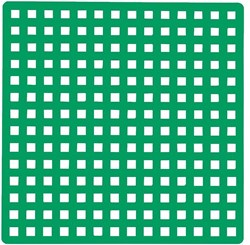 Plus-Plus baseplate green base plates 12 pieces construction toy
