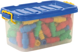 Eduplay flexible building pipes toy set 80 pieces multicolor