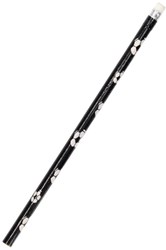 Football pencil with eraser black-white design for kids - school