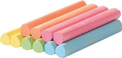 Eduplay triangular chalk colourful 50 pieces vibrant colours