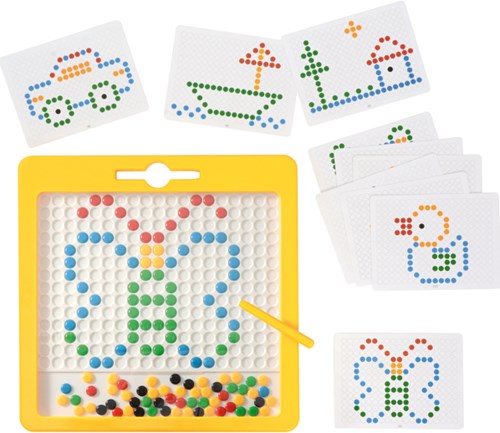 Eduplay magnetic toy - Magnetic dots board with cards