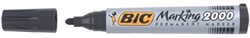BIC 12 bic permanent markers in black writing
