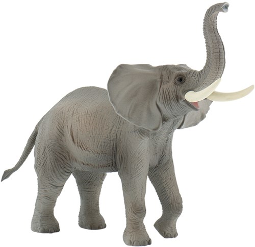 Bullyland African elephant toy figure - realistic rubber animal figure