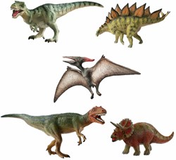 Eduplay dinosaur playset - 5 figures - educational toy