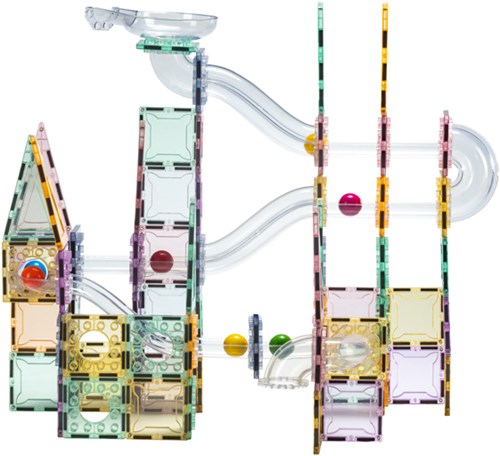 Eduplay marble run magnetic - set of 6 marbles multicolor-2