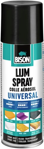 Bison universal spray adhesive 200 ml - strong glue for crafts and decoration