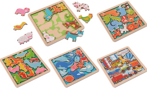 Eduplay wooden puzzle set - toy puzzles for children