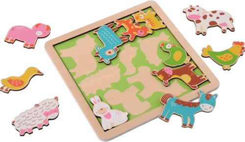 Eduplay wooden puzzle set - toy puzzles for children-2
