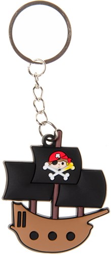 Keychain pirate keyring pirate accessory kids party favor-2