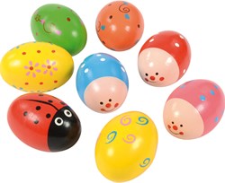 Eduplay rattle eggs toy set of 8 - musical toy for kids