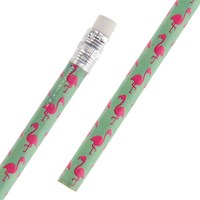 Flamingo pencil tropical design with eraser - flamingo pencils set of 12-3