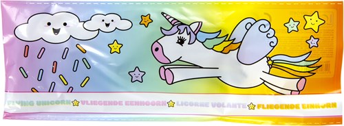 Foam Unicorn Airplane toy rainbow - colorful foam plane