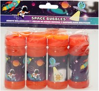 Bellenblaas space toy set 4x50ml kids party favor bubbles-2