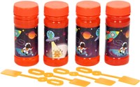 Bellenblaas space toy set 4x50ml kids party favor bubbles