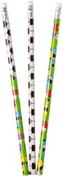 Football pencil graphite pencil with football print yellow wood