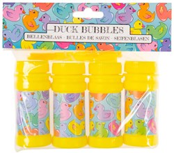 Bubble ducks toy set 4x50ml colorful party favor gift