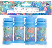 Bubble underwater world toy set 4x50ml bubble party favor kids