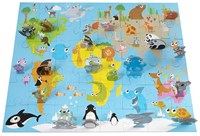 3D World Puzzle animals educational toy 40x50 cm colorful for kids