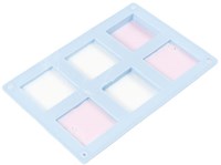 Creativ Company silicone moulds DIY baking mould light blue 21.5x14.5x2.5cm