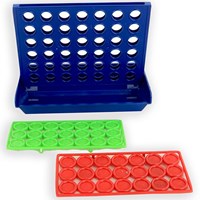 Vier wint strategy game travel edition plastic compact travel game-2