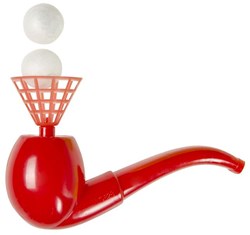 Floating balls toy classic blowpipe game colorful plastic fun