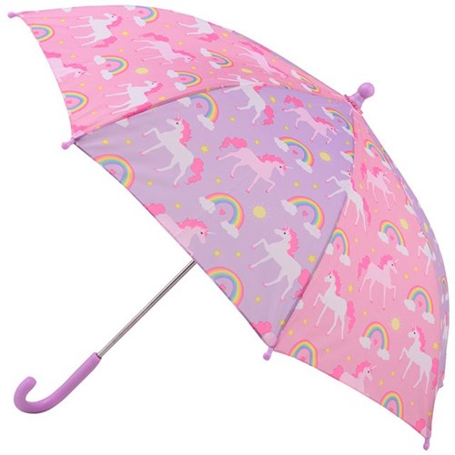 Johntoy umbrella unicorn and rainbow for girls - colorful kids toy