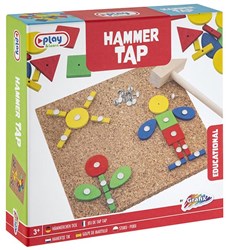 Creative Craft Group hammer game wooden toy set 74 pieces for children
