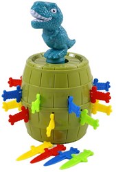 Jumping dino game skill toy dinosaur