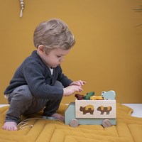 Trixie wooden toy - animal truck - FSC wooden truck with animals for kids-2