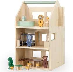 Trixie Wooden dollhouse with accessories - FSC wooden toy house