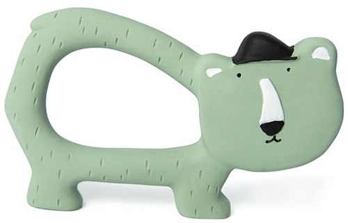 Trixie baby teether natural rubber grip toy Mr. Polar Bear