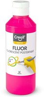 Creall poster paint pink - fluorescent paint 250ml for painting