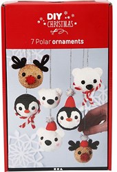 Creativ Company craft set arctic animals for kids with modeling clay