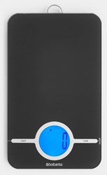 Brabantia digital kitchen scale black - Tasty+ with LCD display