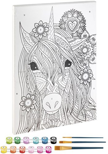 Schilderen op nummer unicorn-2