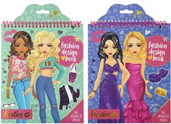 Fashion design book creative toy for kids and teens