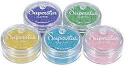 Glitter tattoo set unicorn pastel biodegradable glitter colors