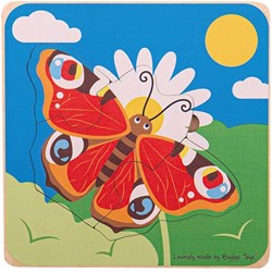 Bigjigs Lifecycle Layer Puzzle Butterfly