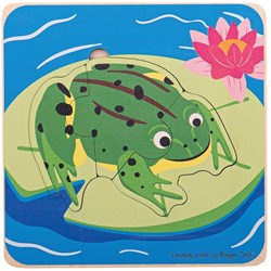 Bigjigs Lifecycle Layer Puzzle Frog