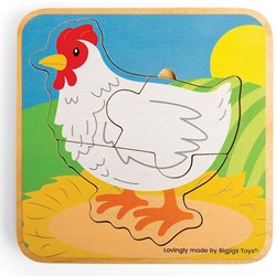 Bigjigs Lifecycle Puzzle Chicken