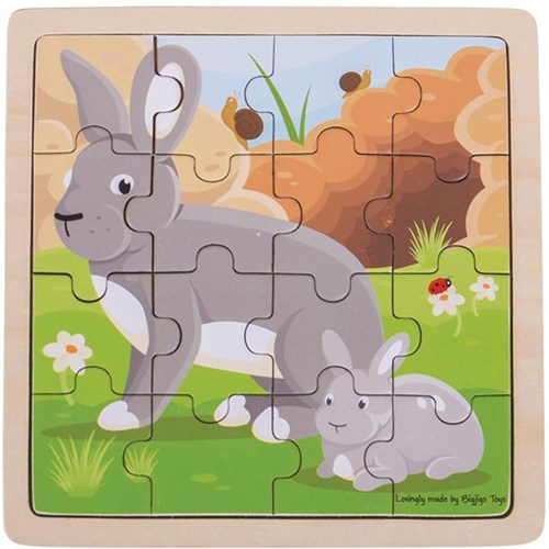 Bigjigs Rabbit and Kitten Puzzle