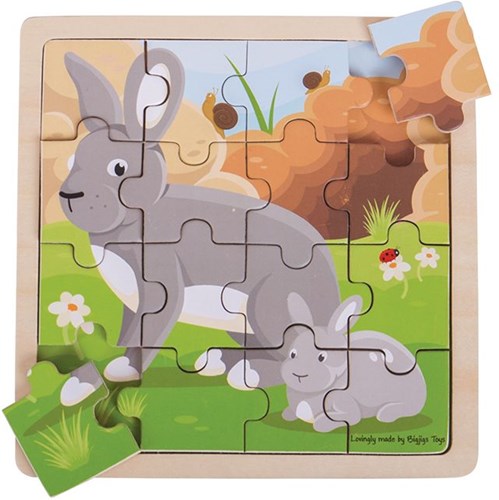 Bigjigs Rabbit and Kitten Puzzle-2
