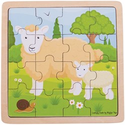 Bigjigs Sheep and Lamb Puzzle