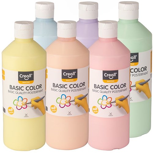 Creall poster paint pastel violet 500ml - school paint for kids-2