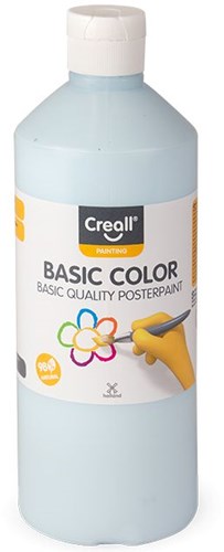 Creall poster paint pastel blue 500 ml - school paint for kids
