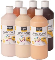 Creall poster paint toy 500ml skin color beige for children-3