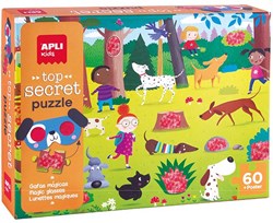 APLI Kids APLI - Puzzle Top Secret Dogs (60 pieces)