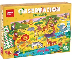 APLI Kids APLI - Junior Jungle Observation Puzzle (60 pieces)