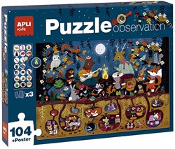 APLI Kids APLI - Forest Observe Puzzle 104-piece
